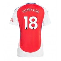 Arsenal Takehiro Tomiyasu #18 Fußballbekleidung Heimtrikot Damen 2024-25 Kurzarm